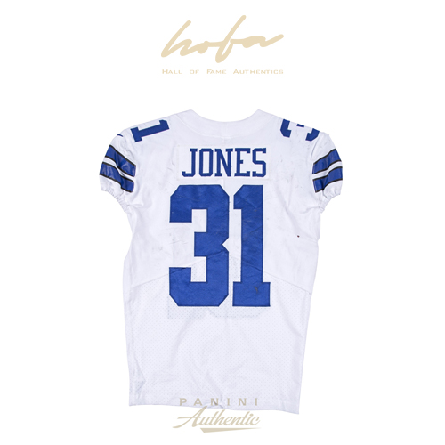 BYRON JONES GAME WORN DALLAS COWBOYS JERSEY FROM 12/17/2017 VS THE OAKLAND RAIDERS ~ LIMITED EDITION 1/1