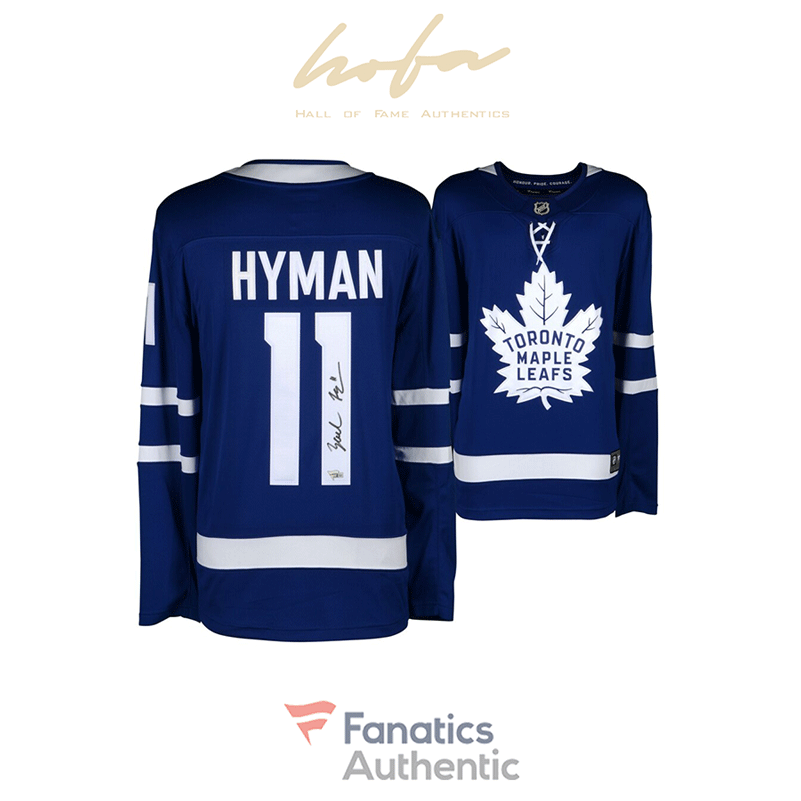 Zach Hyman Toronto Maple Leafs Autographed Blue Fanatics ...