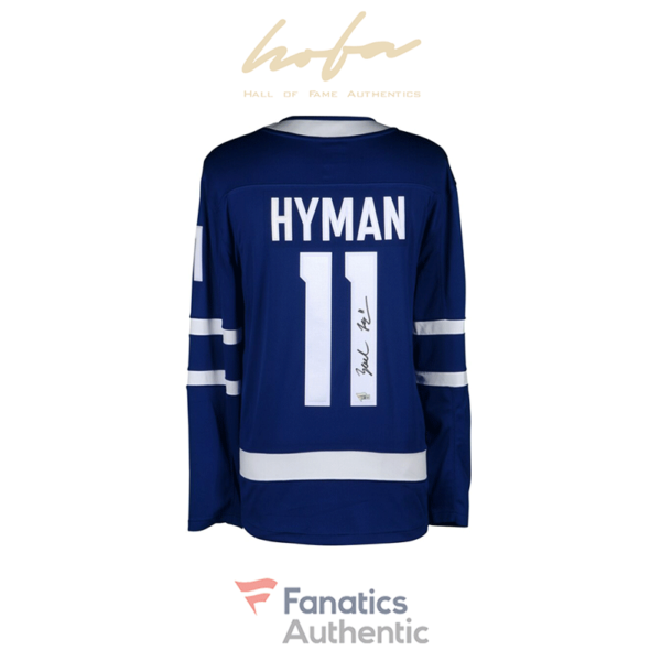 Zach Hyman Toronto Maple Leafs Autographed Blue Fanatics ...