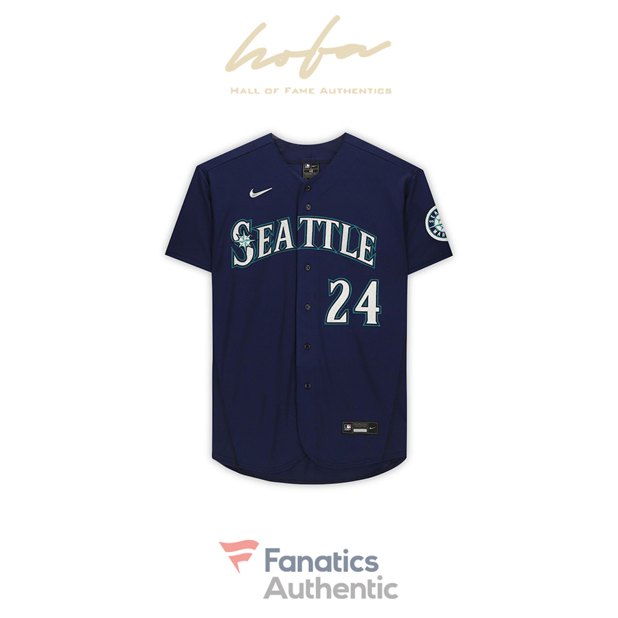 Ken Griffey Jr. Seattle Mariners Autographed Blue Nike Authentic Jersey