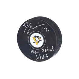 TJ Oshie Washington Capitals Autographed Reverse Retro Logo Hockey Puck