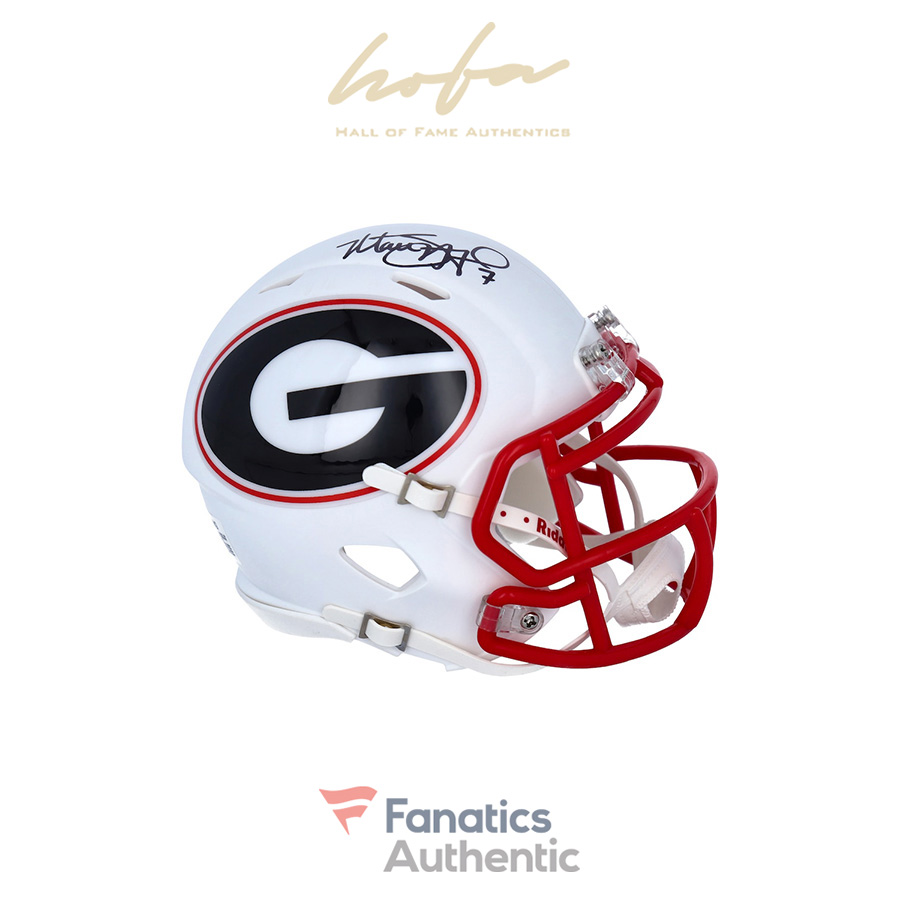 Matthew Stafford Georgia Bulldogs Autographed Riddell AMP Alternate Speed  Mini Helmet