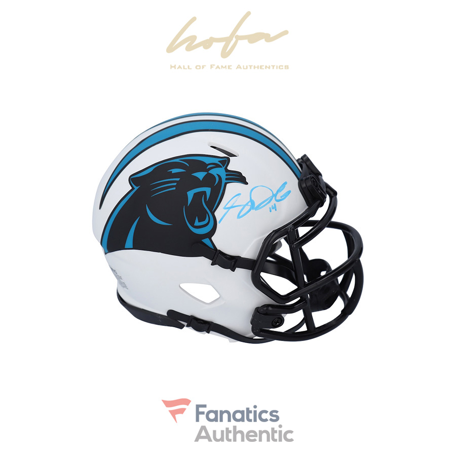 Sam Darnold Carolina Panthers Fanatics Authentic Autographed Riddell Speed  Mini Helmet