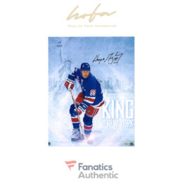 Wayne Gretzky New York Rangers Deluxe Framed Autographed Blue CCM Replica  Jersey - Upper Deck